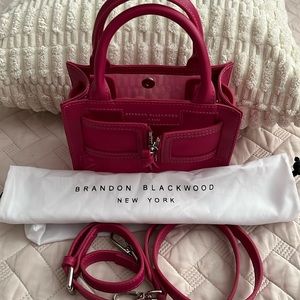 Hot Pink Mesh BRANDON BLACKWOOD Micro bag